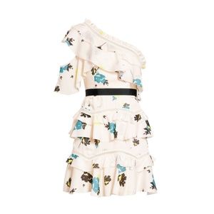 Self-Portrait 2018 Floral Tiered Dress NWOT